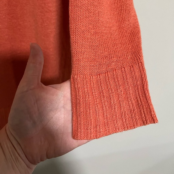 Eileen Fisher Organic Linen Oversized Crew Neck Tunic Sweater Size XS - Picture 4 of 10